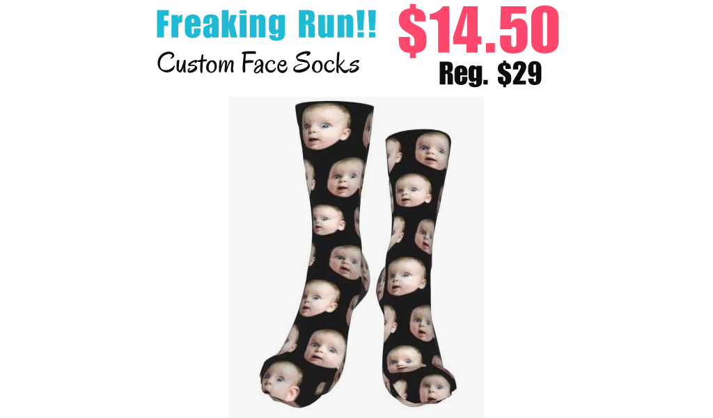 Custom Face Socks Only $14.50 Shipped on Amazon (Regularly $29)