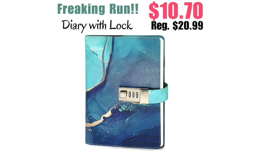 Diary with Lock Only $10.70 Shipped on Amazon (Regularly $20.99)