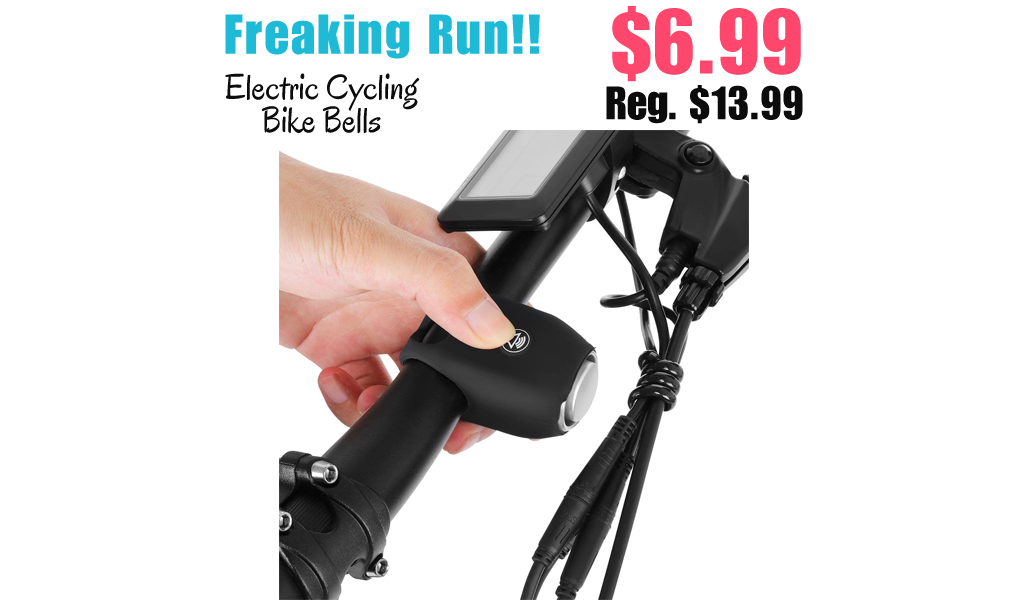 Electric Cycling Bike Bells Only $6.99 Shipped on Amazon (Regularly $13.99)