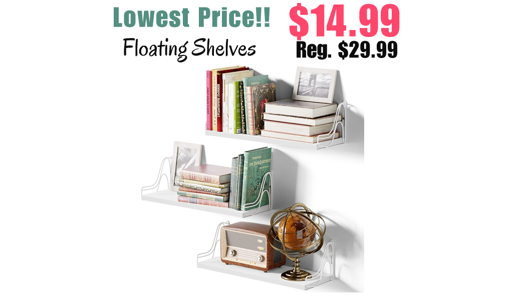 Floating Shelves Only $14.99 Shipped on Amazon (Regularly $29.99)