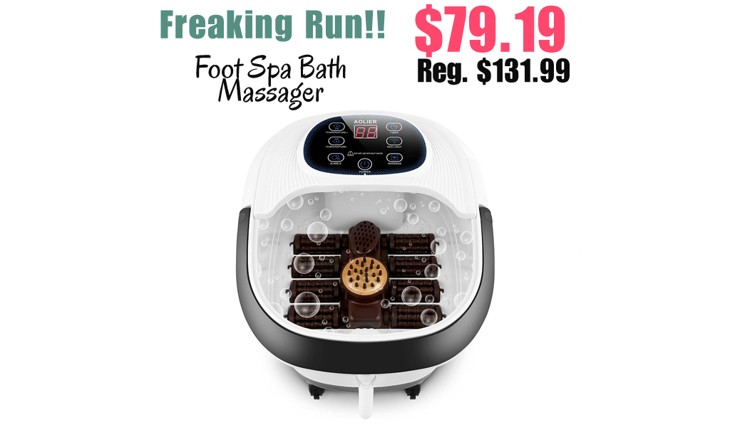 Foot Spa Bath Massager Only $79.19 Shipped on Amazon (Regularly $131.99)