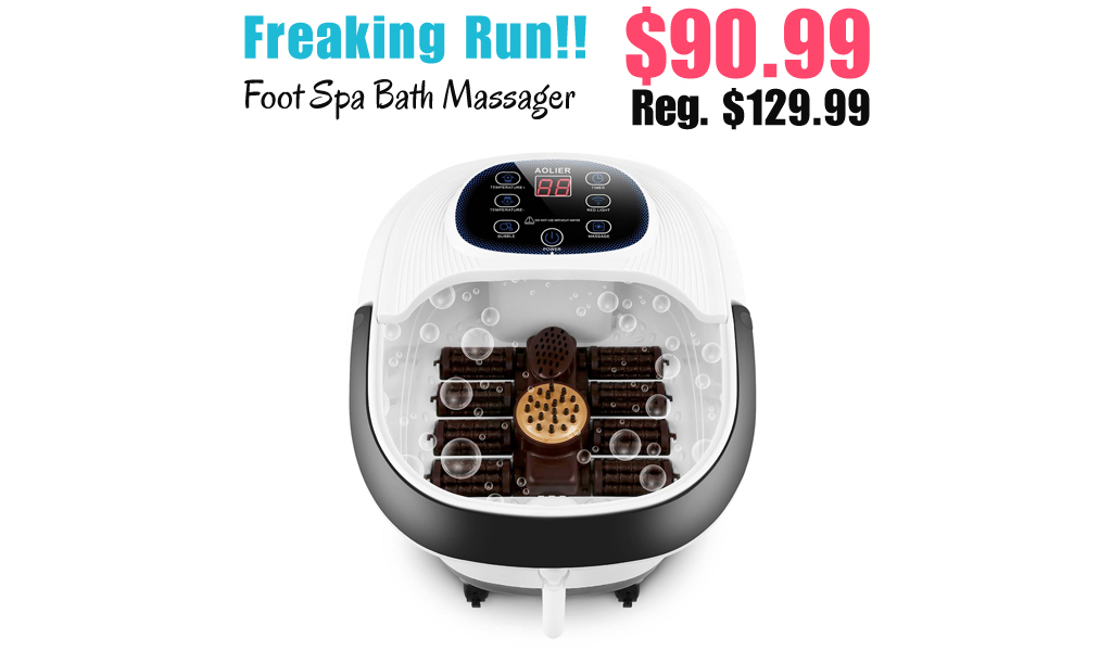 Foot Spa Bath Massager Only $90.99 Shipped on Amazon (Regularly $129.99)