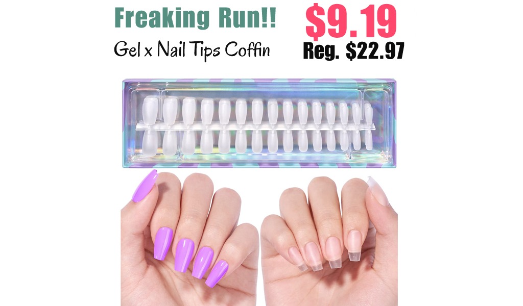 Gel x Nail Tips Coffin Only $9.19 Shipped on Amazon (Regularly $22.97)