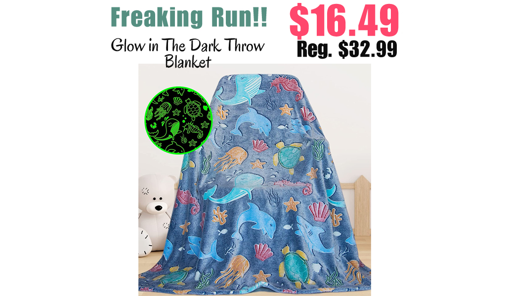Glow in The Dark Throw Blanket Only $16.49 Shipped on Amazon (Regularly $32.99)