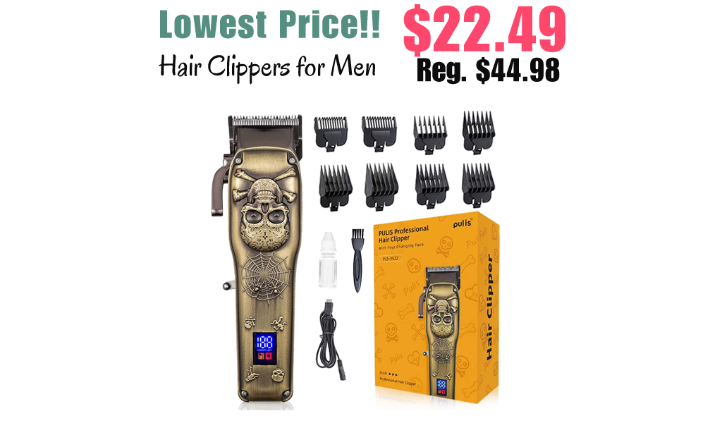 Hair Clippers for Men Only $22.49 Shipped on Amazon (Regularly $44.98)