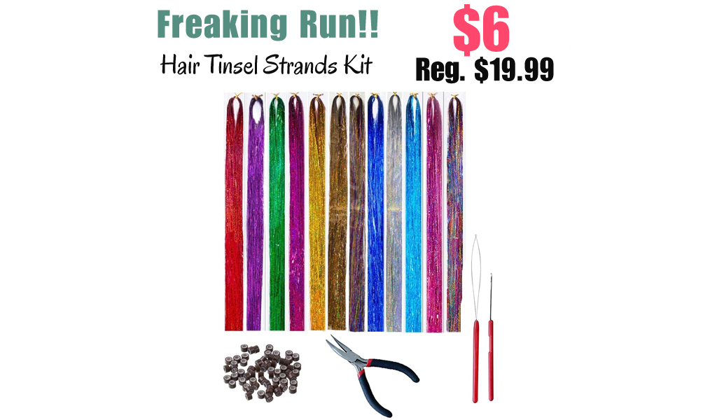 Hair Tinsel Strands Kit Only $6 Shipped on Amazon (Regularly $19.99)