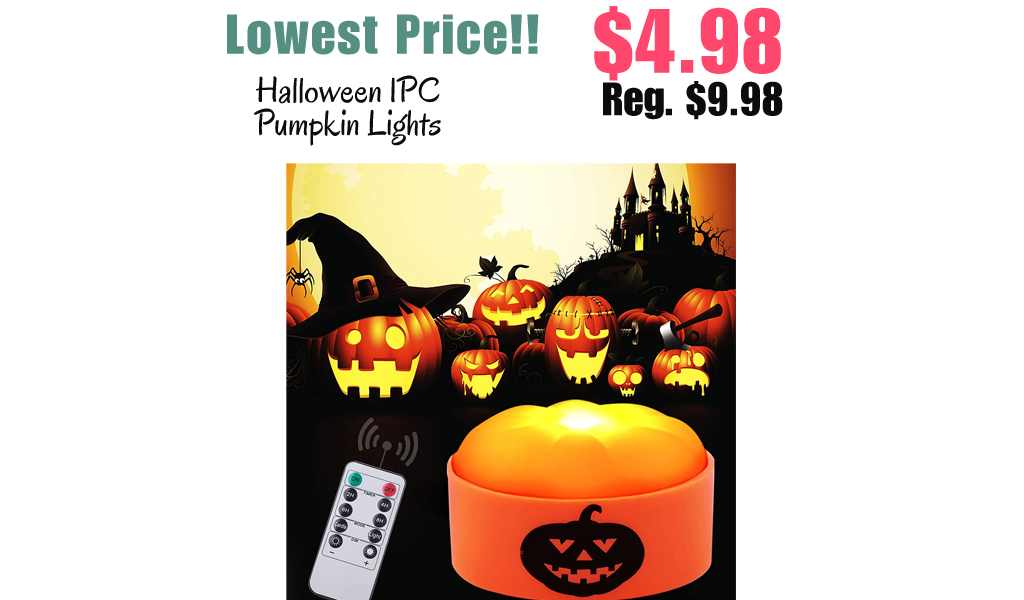 Halloween 1PC Pumpkin Lights Only $4.98 Shipped on Amazon (Regularly $9.98)