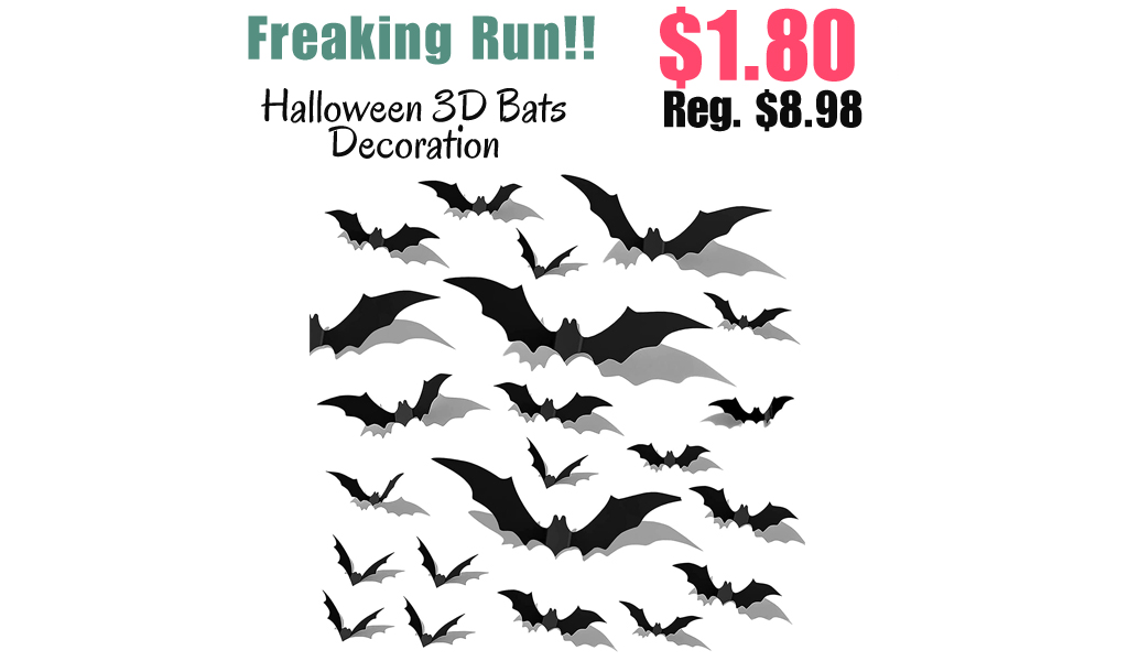 Halloween 3D Bats Decoration Only $1.80 Shipped on Amazon (Regularly $8.98)