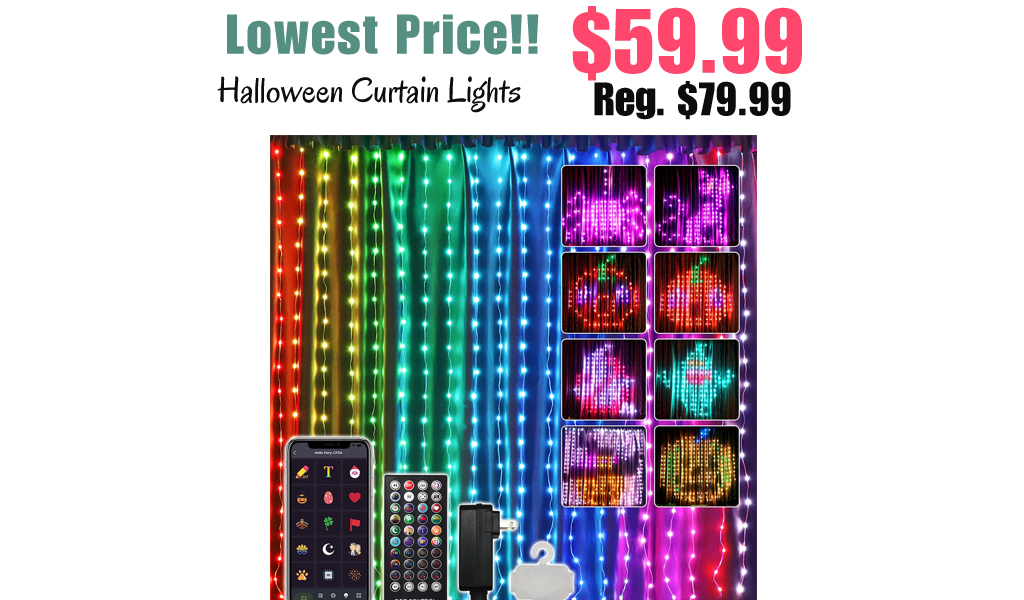 Halloween Curtain Lights Only $59.99 Shipped on Walmart (Regularly $79.99)