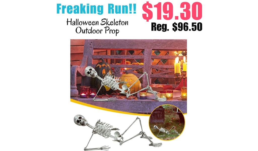 Halloween Skeleton Outdoor Prop Only $19.30 Shipped on Amazon (Regularly $96.50)
