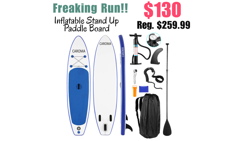 Inflatable Stand Up Paddle Board Only $130 Shipped on Amazon (Regularly $259.99)