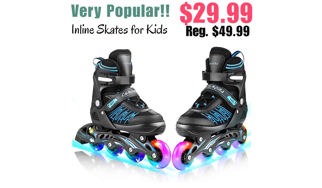 Inline Skates for Kids Only $29.99 Shipped on Amazon (Regularly $49.99)