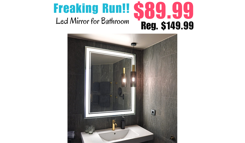 Led Mirror for Bathroom Only $89.99 Shipped on Amazon (Regularly $149.99)