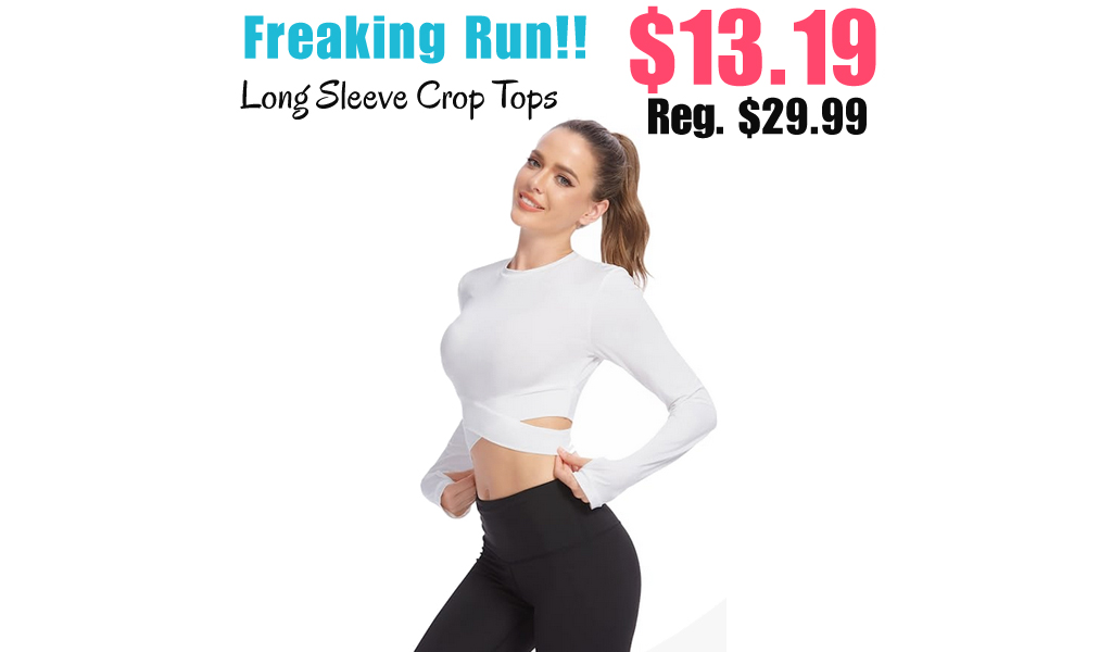 Long Sleeve Crop Tops Only $13.19 Shipped on Amazon (Regularly $29.99)