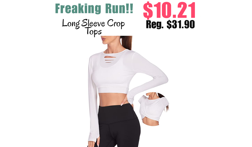 Long Sleeve Crop Tops Only $10.21 Shipped on Amazon (Regularly $31.90)