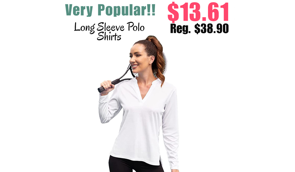 Long Sleeve Polo Shirts Only $13.61 Shipped on Amazon (Regularly $38.90)