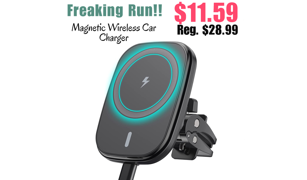 Magnetic Wireless Car Charger Only $11.59 Shipped on Amazon (Regularly $28.99)