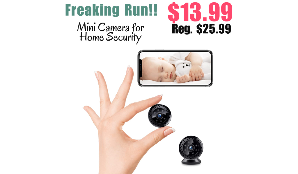 Mini Camera for Home Security Only $13.99 Shipped on Amazon (Regularly $25.99)