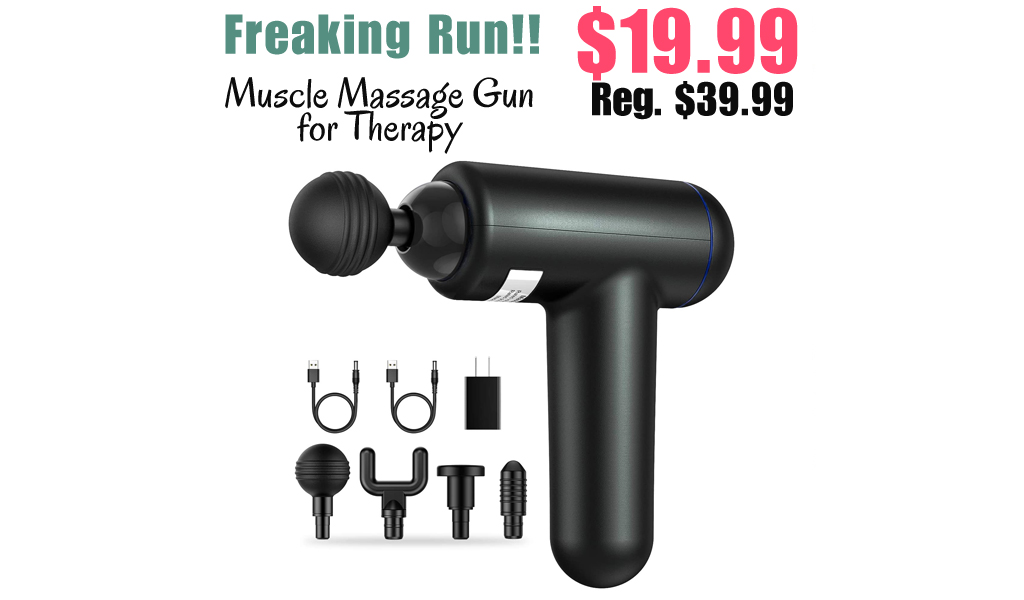 Muscle Massage Gun for Therapy Only $19.99 Shipped on Amazon (Regularly $39.99)