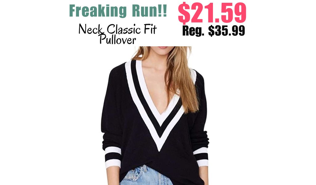 Neck Classic Fit Pullover Only $21.59 Shipped on Amazon (Regularly $35.99)