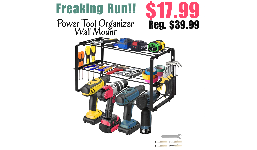 Power Tool Organizer Wall Mount Only $17.99 Shipped on Amazon (Regularly $39.99)