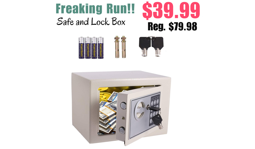 Safe and Lock Box Only $39.99 Shipped on Amazon (Regularly $79.98)