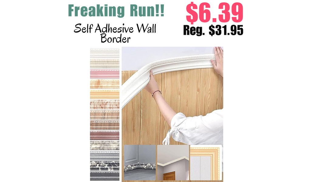 Self Adhesive Wall Border Only $6.39 Shipped on Amazon (Regularly $31.95)