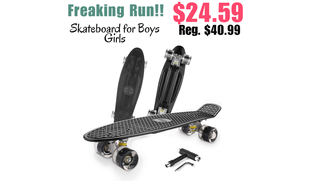 Skateboard for Boys Girls Only $24.59 Shipped on Amazon (Regularly $40.99)