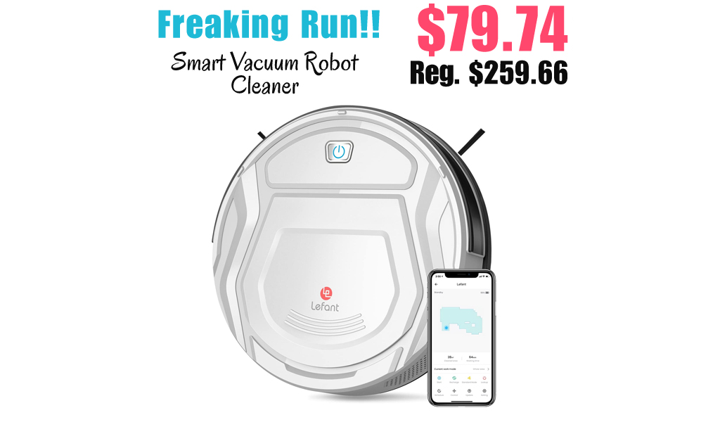 Smart Vacuum Robot Cleaner Only $79.74 Shipped on Amazon (Regularly $259.66)