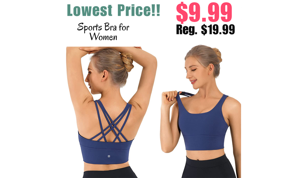 Sports Bra for Women Only $9.99 Shipped on Amazon (Regularly $19.99)