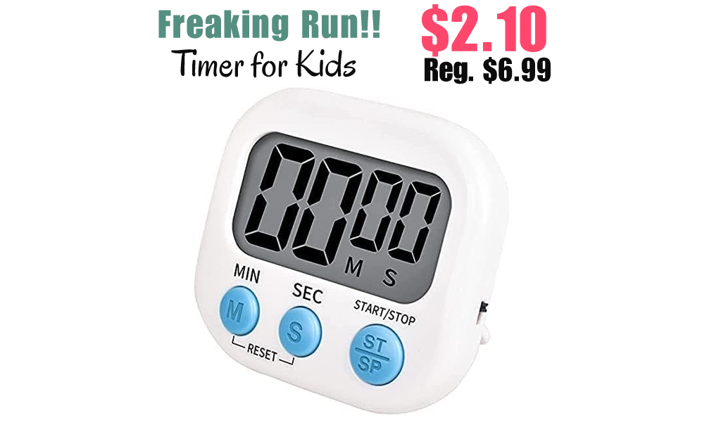 Timer for Kids Only $2.10 Shipped on Amazon (Regularly $6.99)
