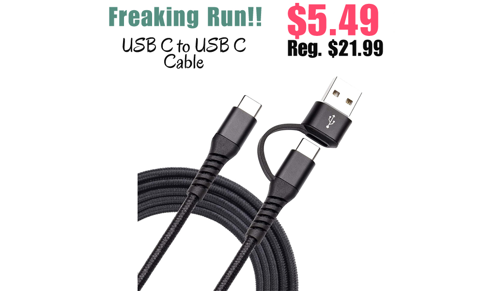 USB C to USB C Cable Only $5.49 Shipped on Amazon (Regularly $21.99)