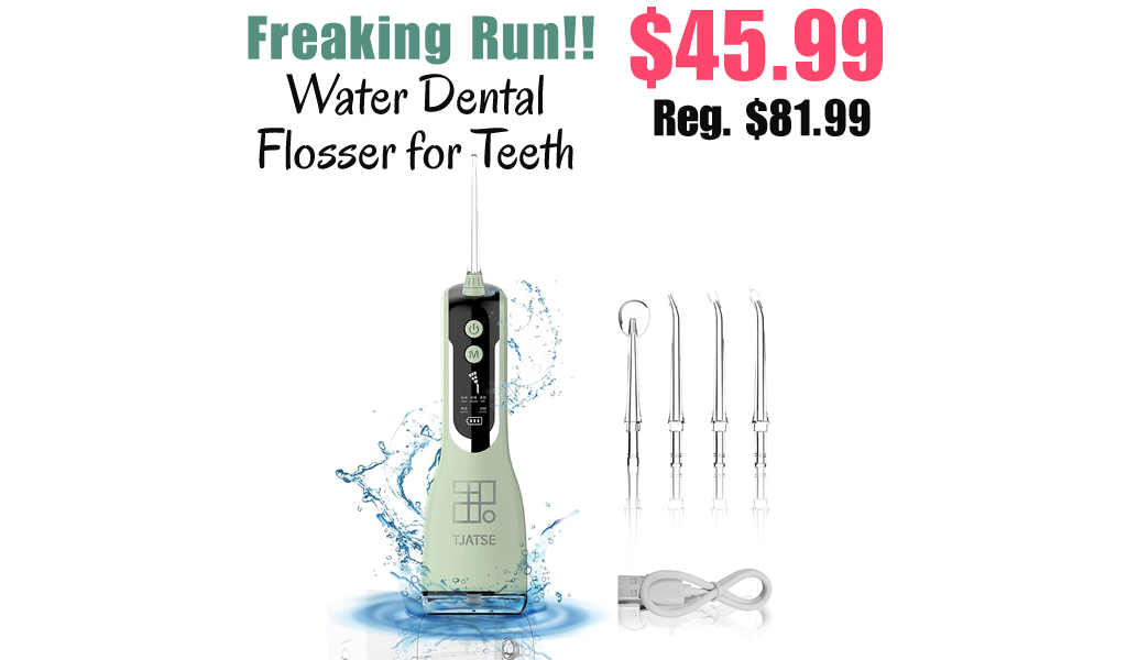 Water Dental Flosser for Teeth Only $45.99 Shipped on Amazon (Regularly $81.99)