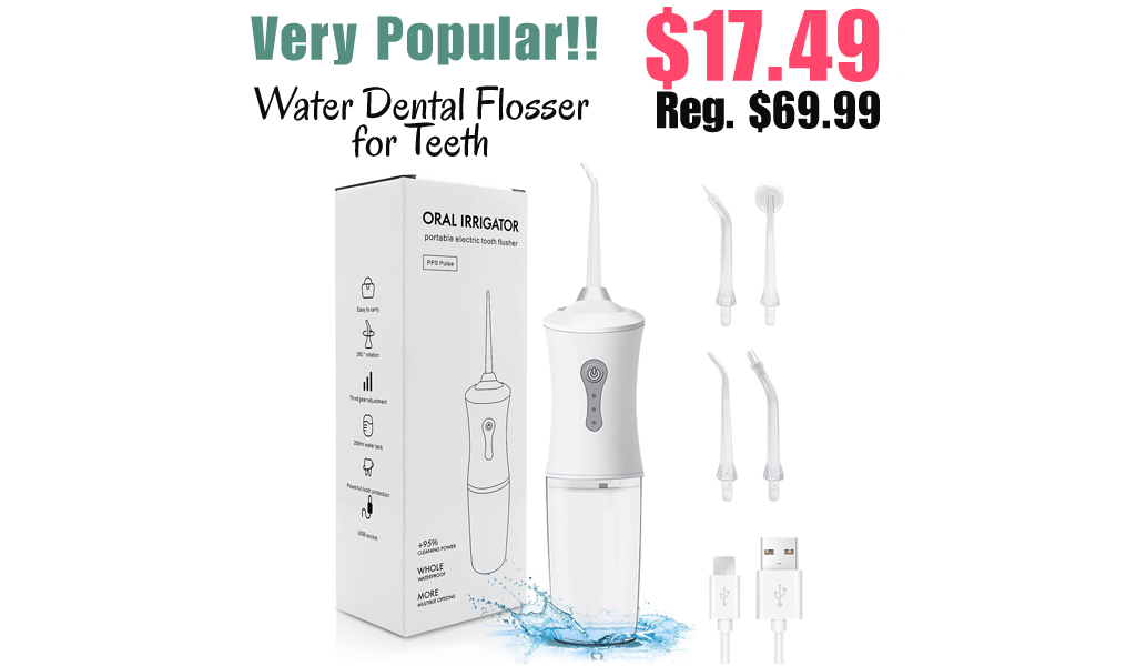 Water Dental Flosser for Teeth Only $17.49 Shipped on Amazon (Regularly $69.99)