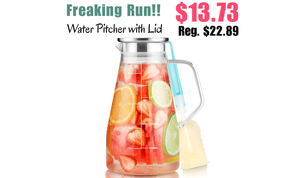 Water Pitcher with Lid Only $13.73 Shipped on Amazon (Regularly $22.89)