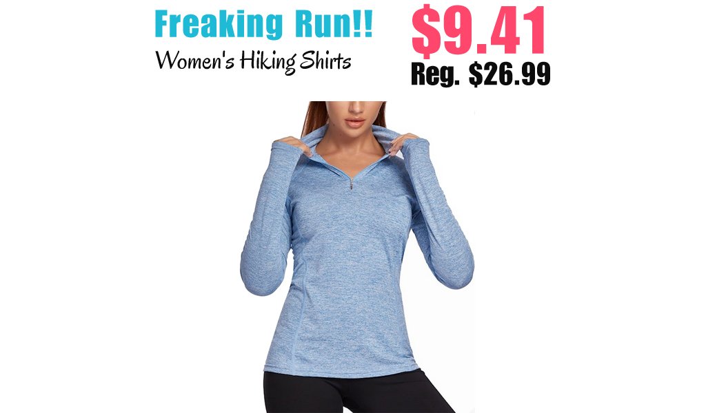 Women's Hiking Shirts Only $9.41 Shipped on Amazon (Regularly $26.99)