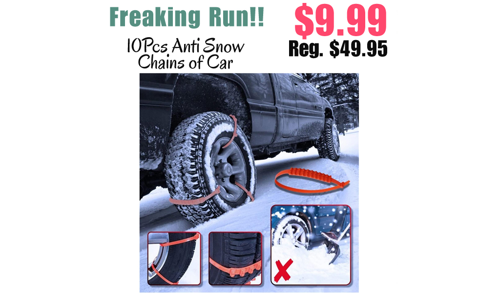 10Pcs Anti Snow Chains of Car Only $9.99 Shipped on Amazon (Regularly $49.95)