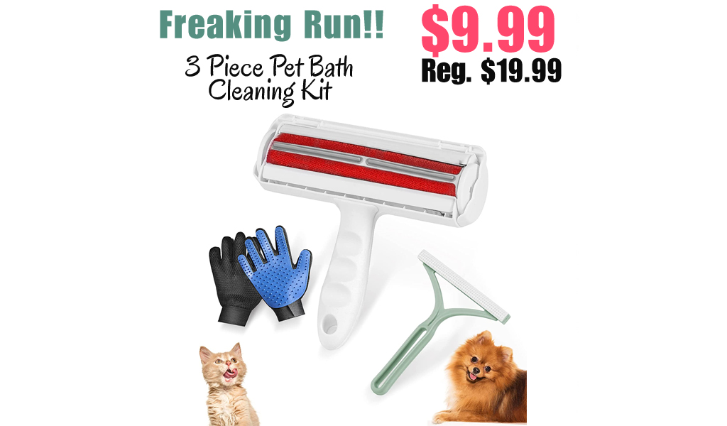 3 Piece Pet Bath Cleaning Kit Only $9.99 Shipped on Amazon (Regularly $19.99)