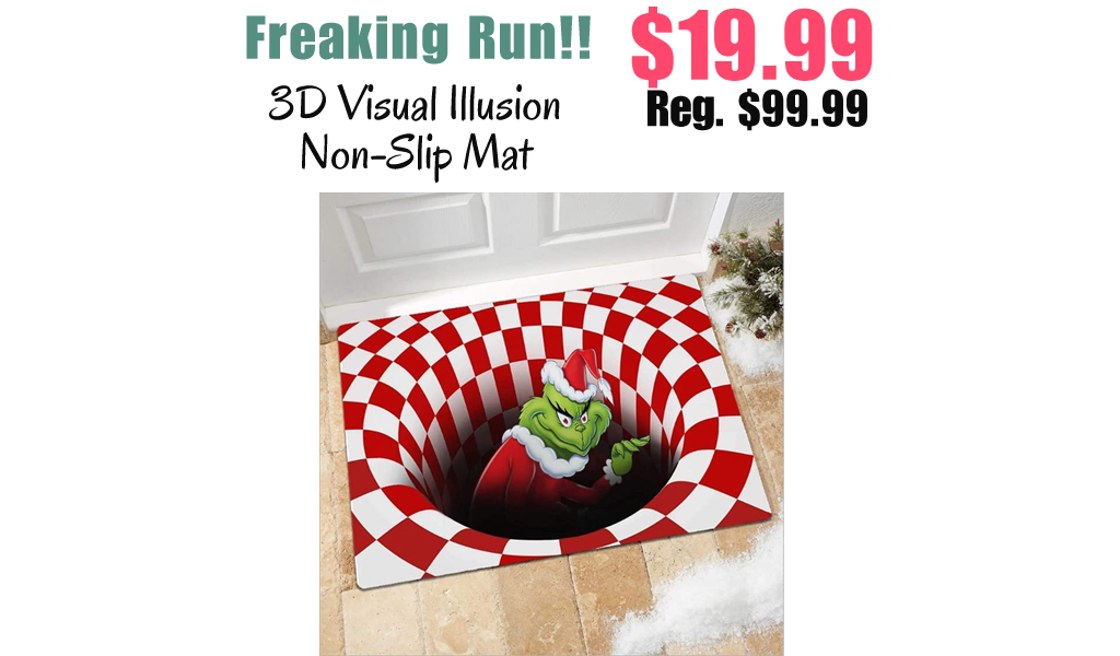 3D Visual Illusion Non-Slip Mat Only $19.99 Shipped on Amazon (Regularly $99.99)