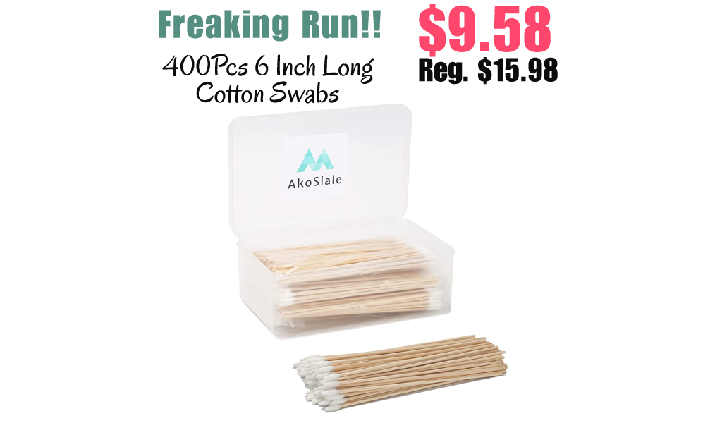 400Pcs 6 Inch Long Cotton Swabs Only $9.58 Shipped on Amazon (Regularly $15.98)