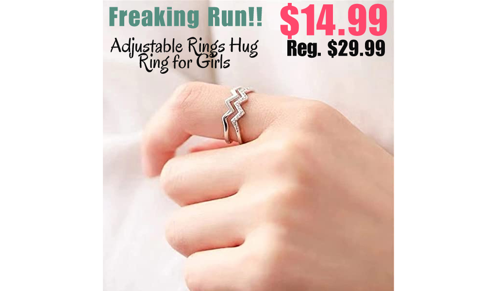 Adjustable Rings Hug Ring for Girls Only $14.99 Shipped on Amazon (Regularly $29.99)