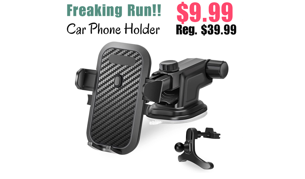 Car Phone Holder Only $9.99 Shipped on Amazon (Regularly $39.99)
