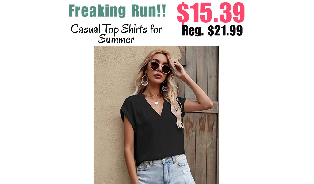 Casual Top Shirts for Summer Only $15.39 Shipped on Amazon (Regularly $21.99)