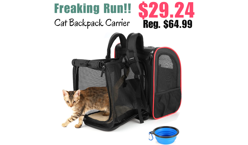 Cat Backpack Carrier Only $29.24 Shipped on Amazon (Regularly $64.99)