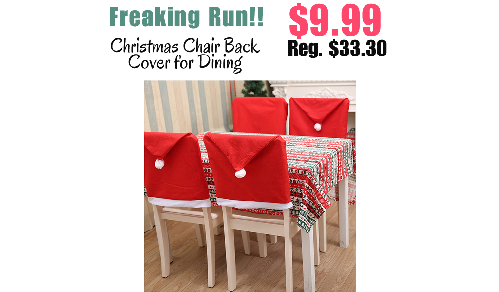 Christmas Chair Back Cover for Dining Only $9.99 Shipped on Amazon (Regularly $33.30)