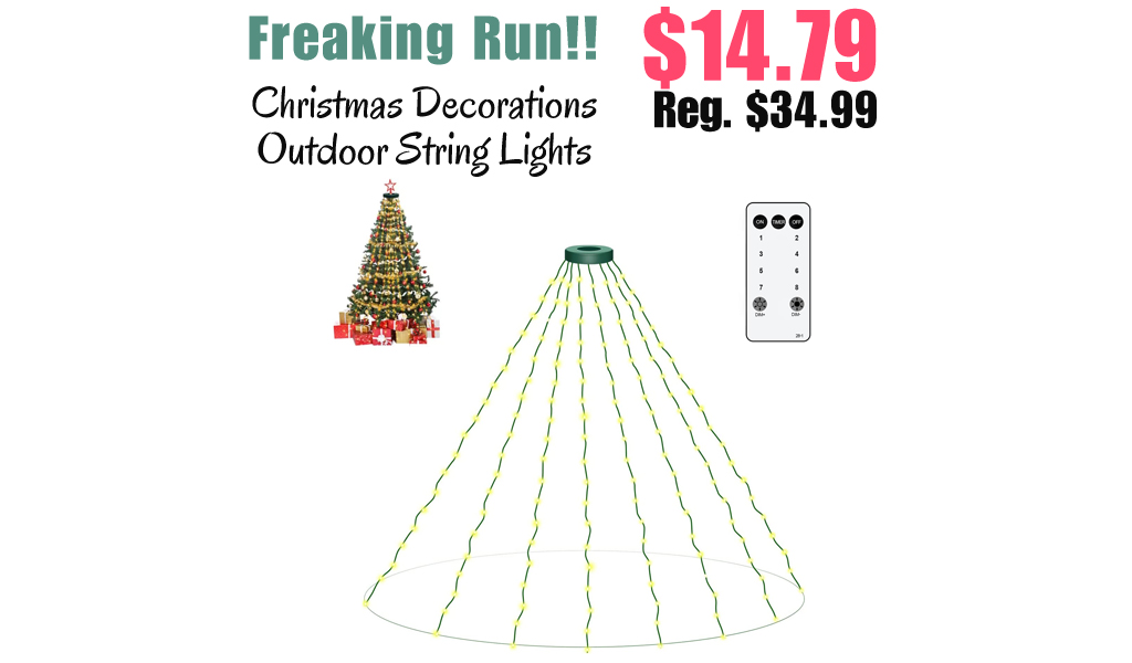 Christmas Decorations Outdoor String Lights Only $14.79 Shipped on Amazon (Regularly $34.99)