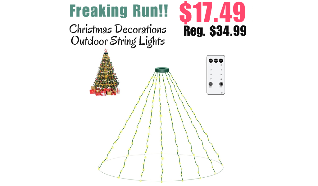 Christmas Decorations Outdoor String Lights Only $17.49 Shipped on Amazon (Regularly $34.99)