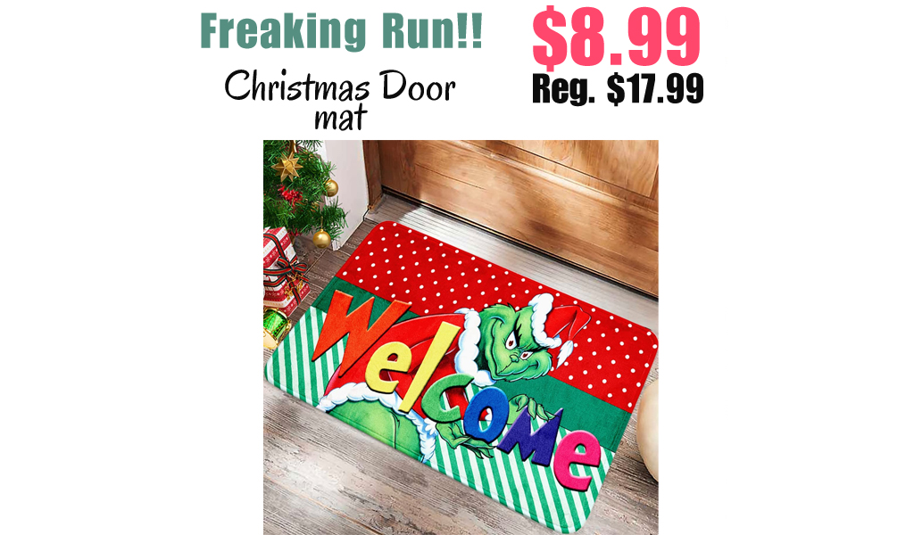 Christmas Door mat Only $8.99 Shipped on Amazon (Regularly $17.99)