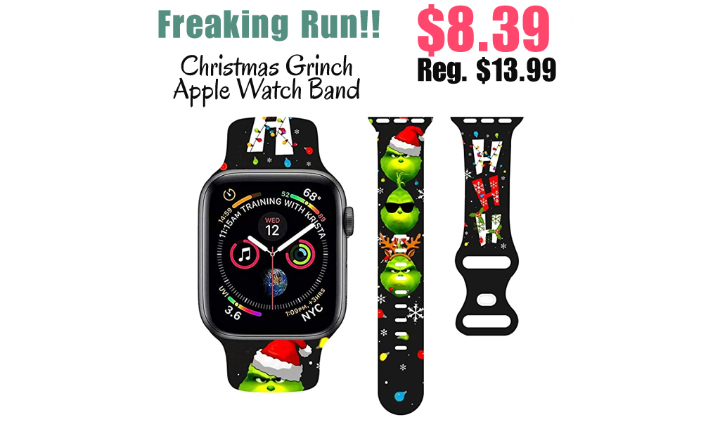Christmas Grinch Apple Watch Band Only $8.39 Shipped on Amazon (Regularly $13.99)