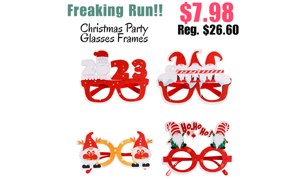 Christmas Party Glasses Frames Only $7.98 Shipped on Amazon (Regularly $26.60)